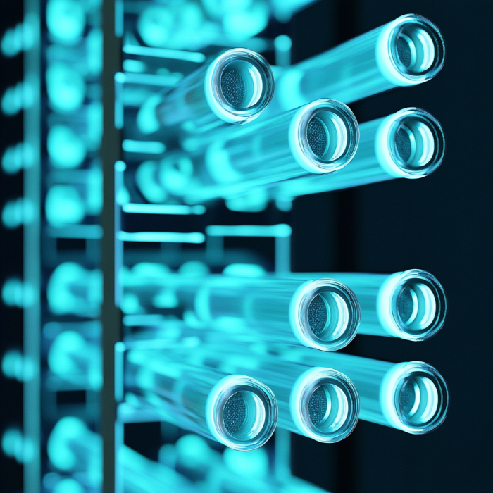 fram4245_a_photostyle_image_of_a_rack_of_testubes_with_a_cyan_c_9cc73bfe-bc55-4898-90cb-339104f6b89e fram4245_a_photostyle_image_of_a_rack_of_testubes_with_a_cyan_c_9cc73bfe-bc55-4898-90cb-339104f6b89e